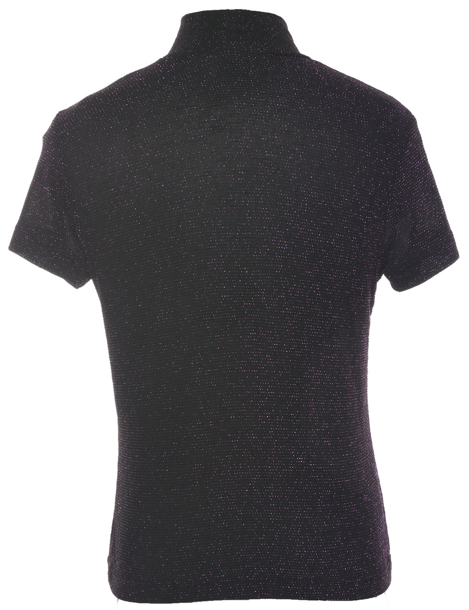 Purple Evening Top - S