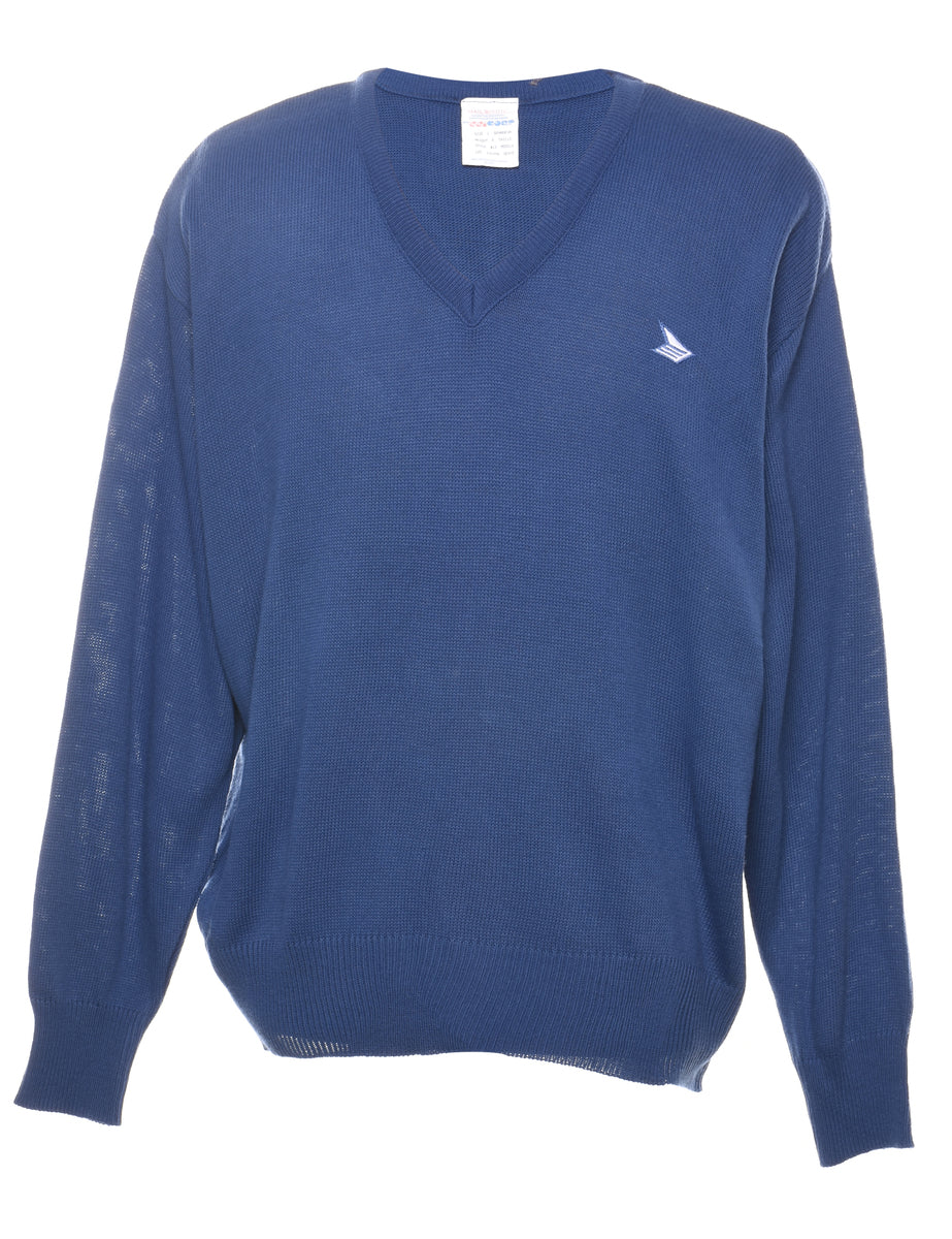 Navy Jumper - L