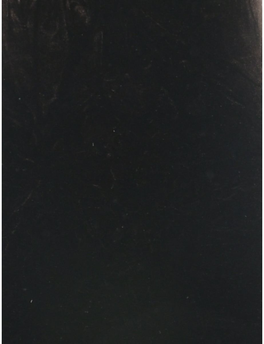Velvet Evening Dress - S