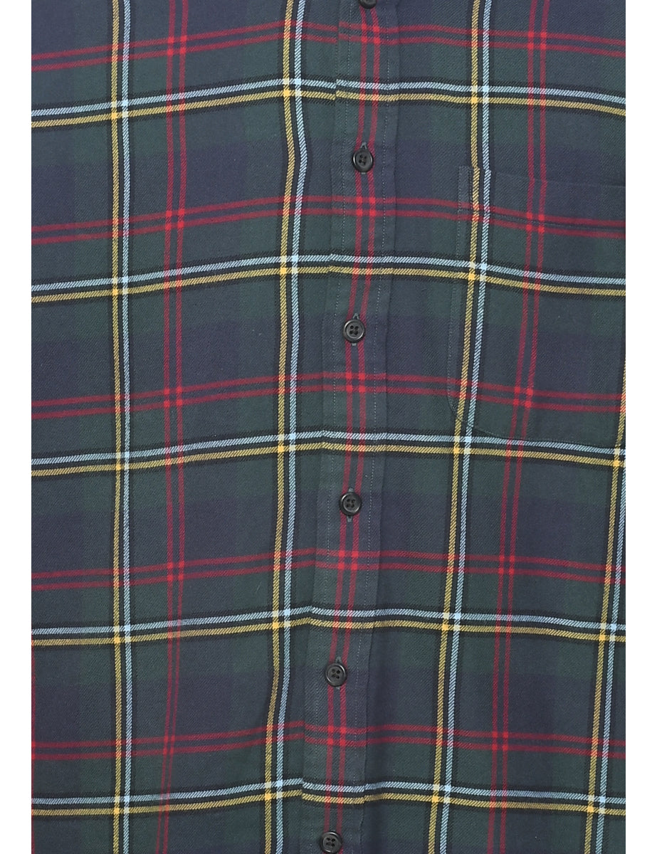 Long Sleeved Checked Shirt - M