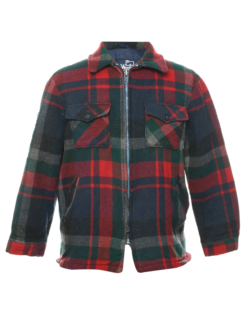 Woolrich Checked Jacket - M