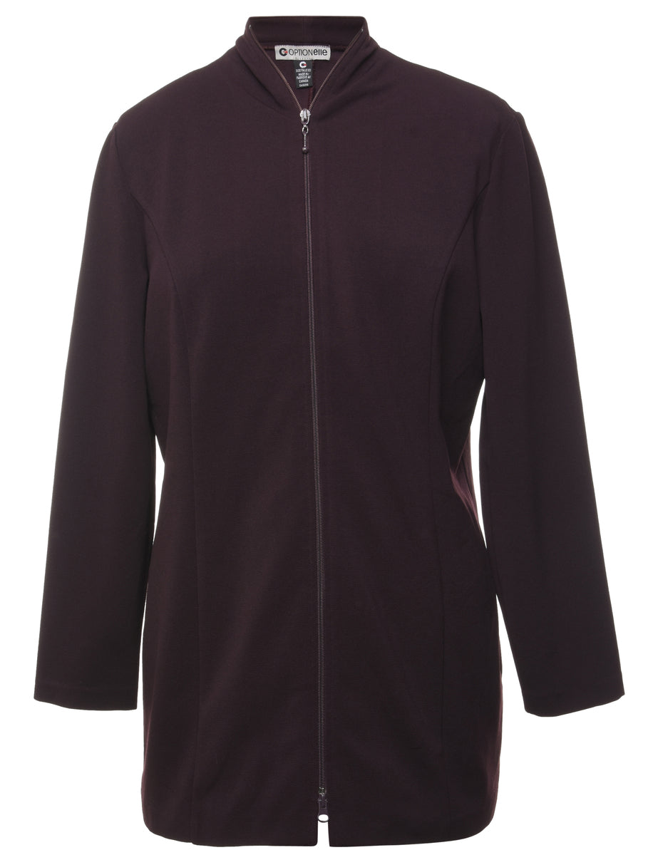 Zip Front Jacket - M