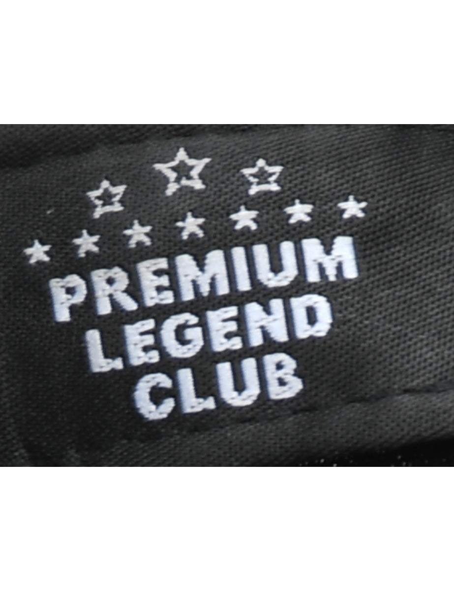 Black Embroided Cap - XS