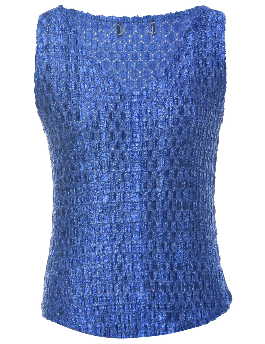 Sleeveless Evening Top - S