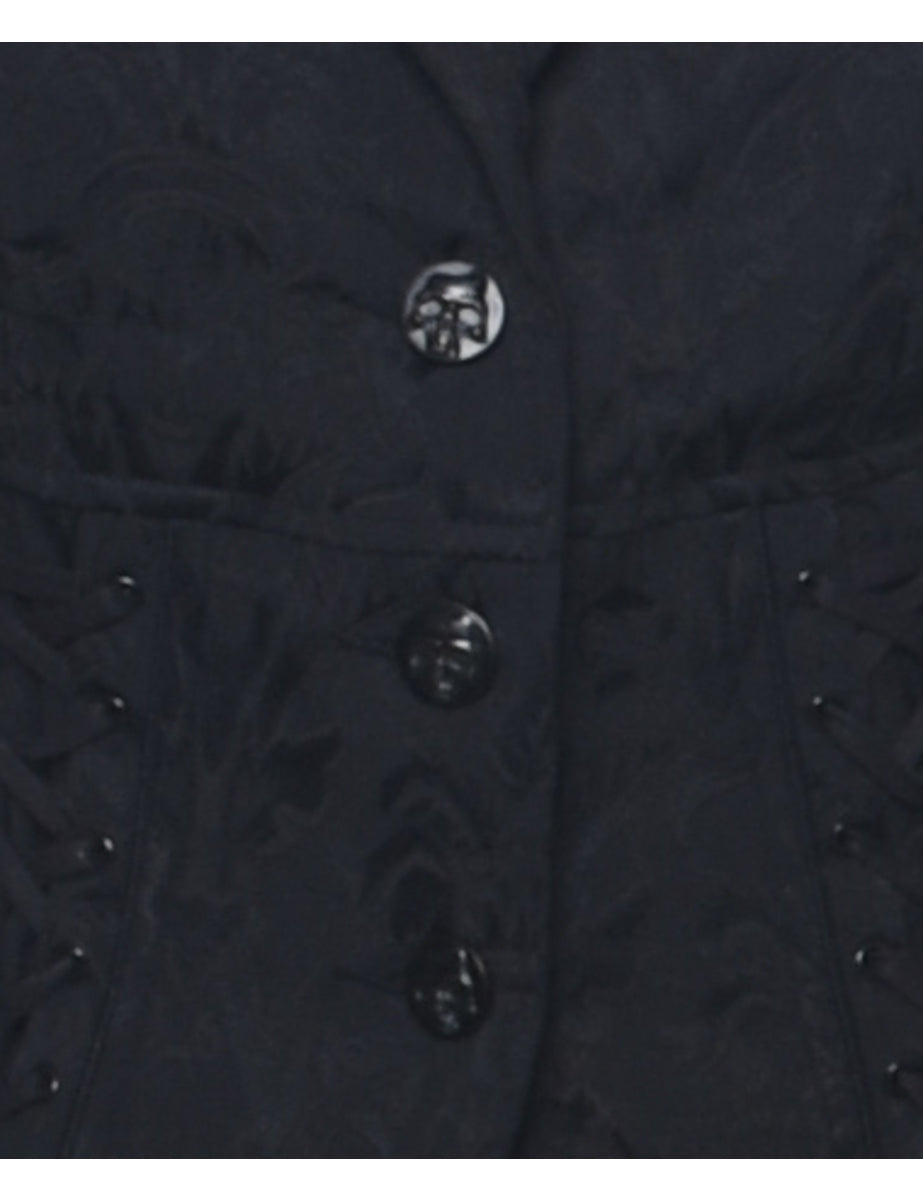 Button Front Jacket - M