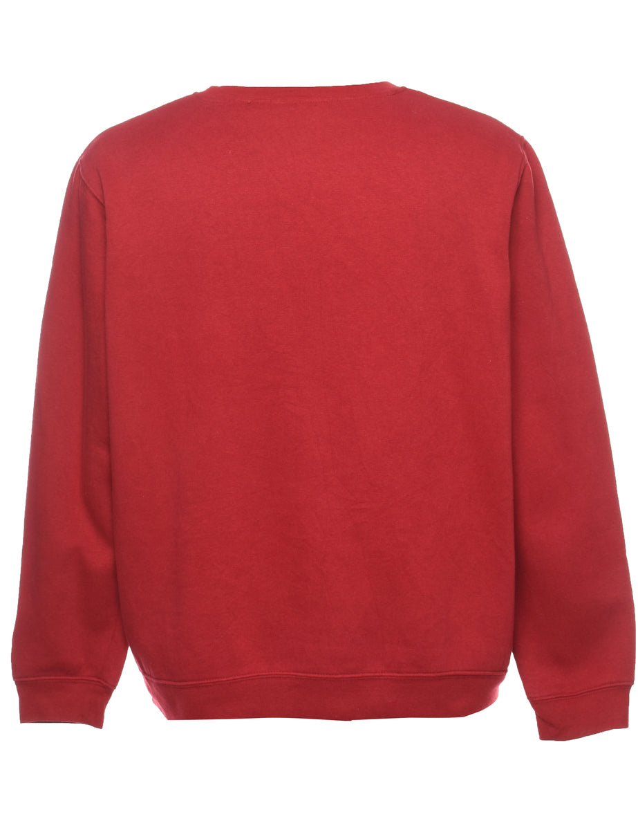 Snowman Christmas Sweatshirt - L
