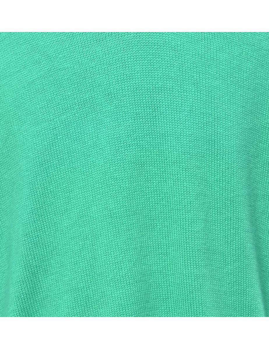 Long Sleeved Green Jumper - XL