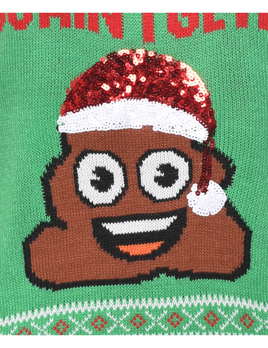 Festive Season Christmas Jumper - M