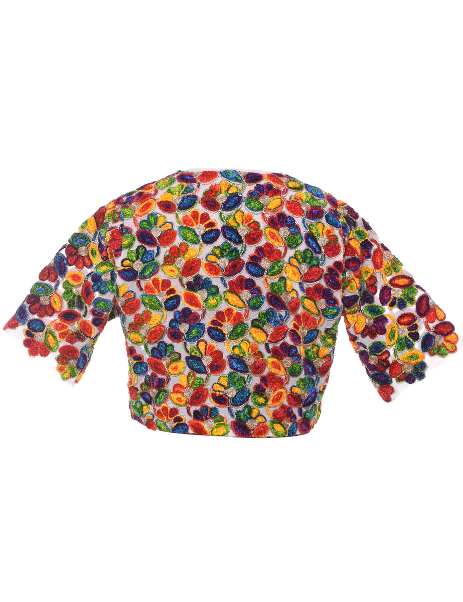 Patchwork Evening Jacket - L