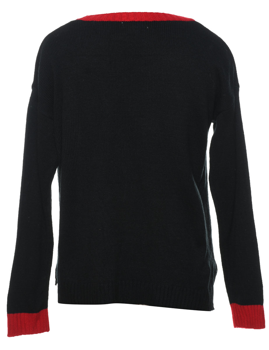 Santa Claus Christmas Jumper - L