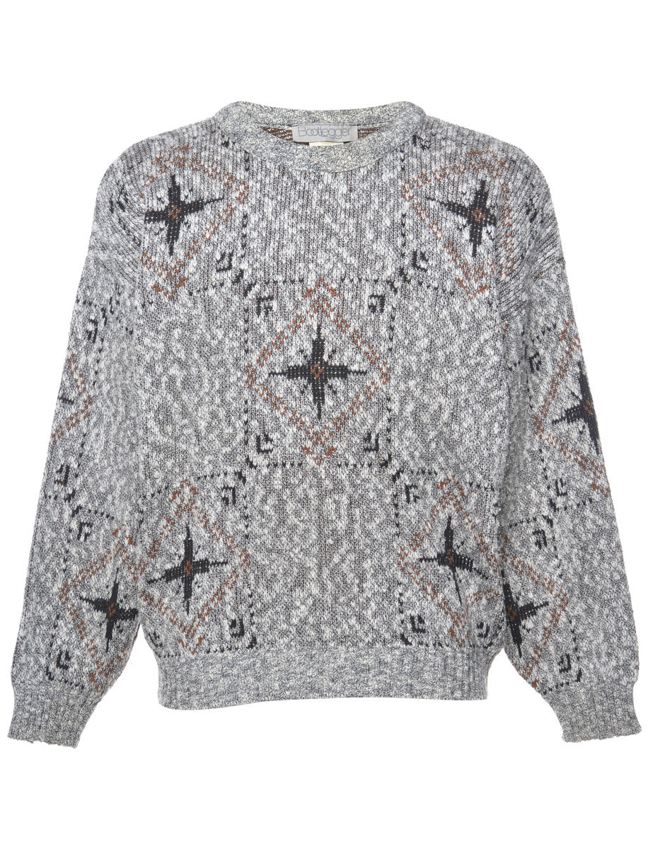 Patterned Jumper - M
