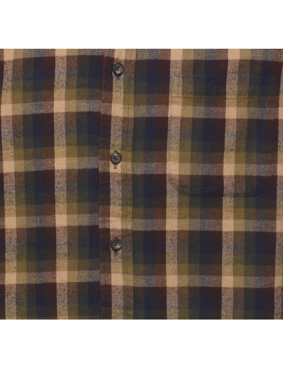 1990s Flannel Shirt - L