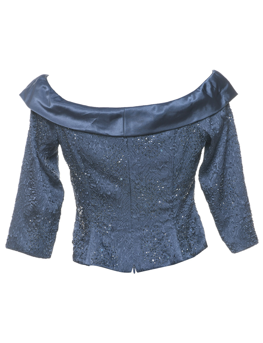 Beaded Evening Top - S
