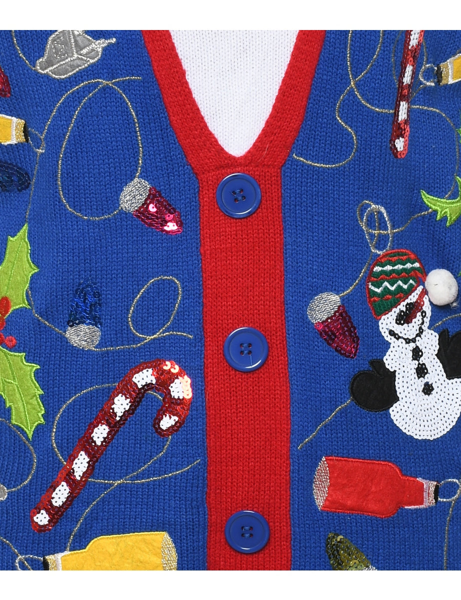 Festive Season Christmas Jumper - M