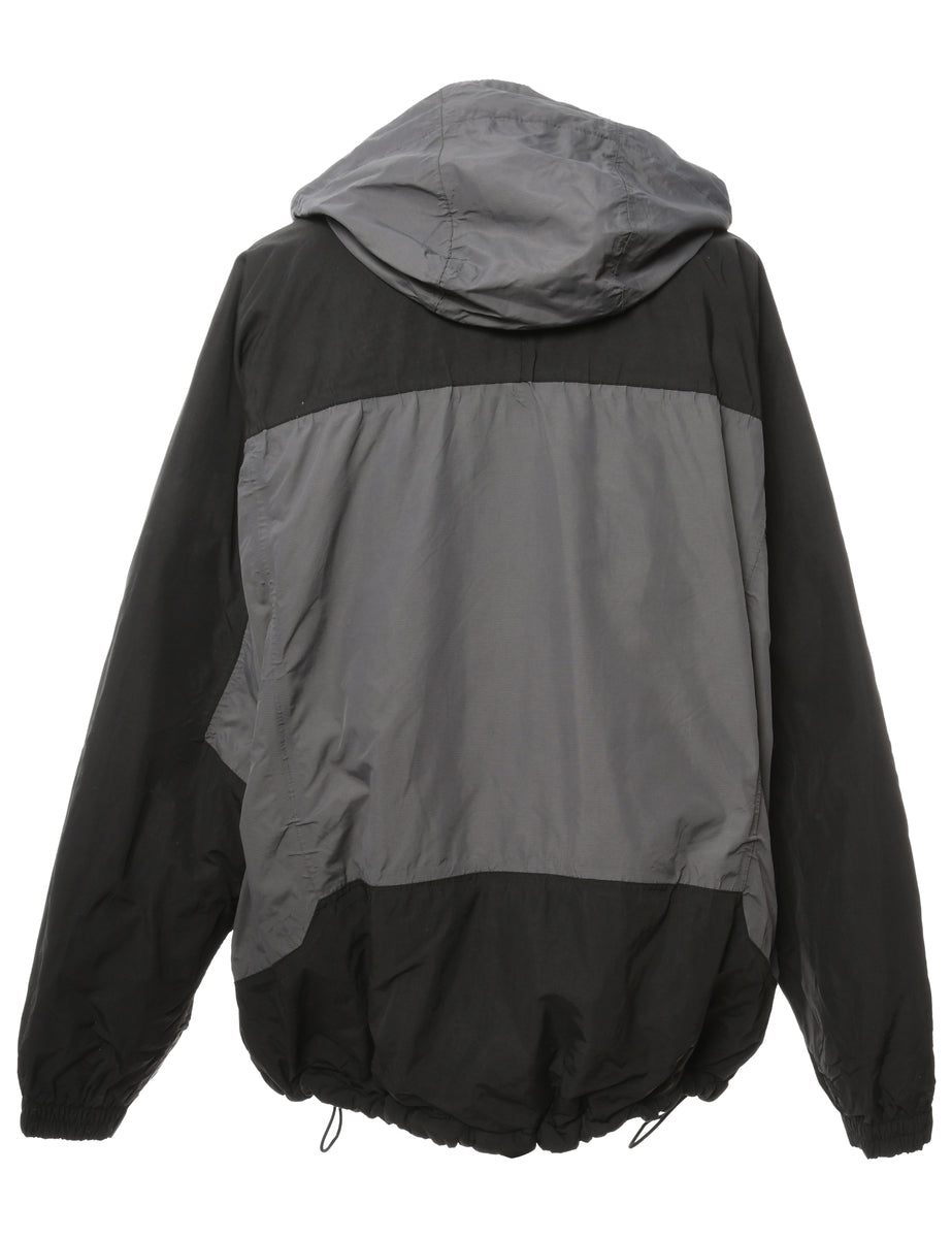 Grey & Black Zip Front Mountaineering Jacket - XL