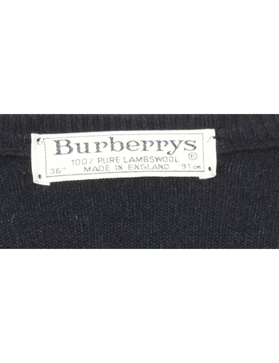 Burberry Navy Jumper - L