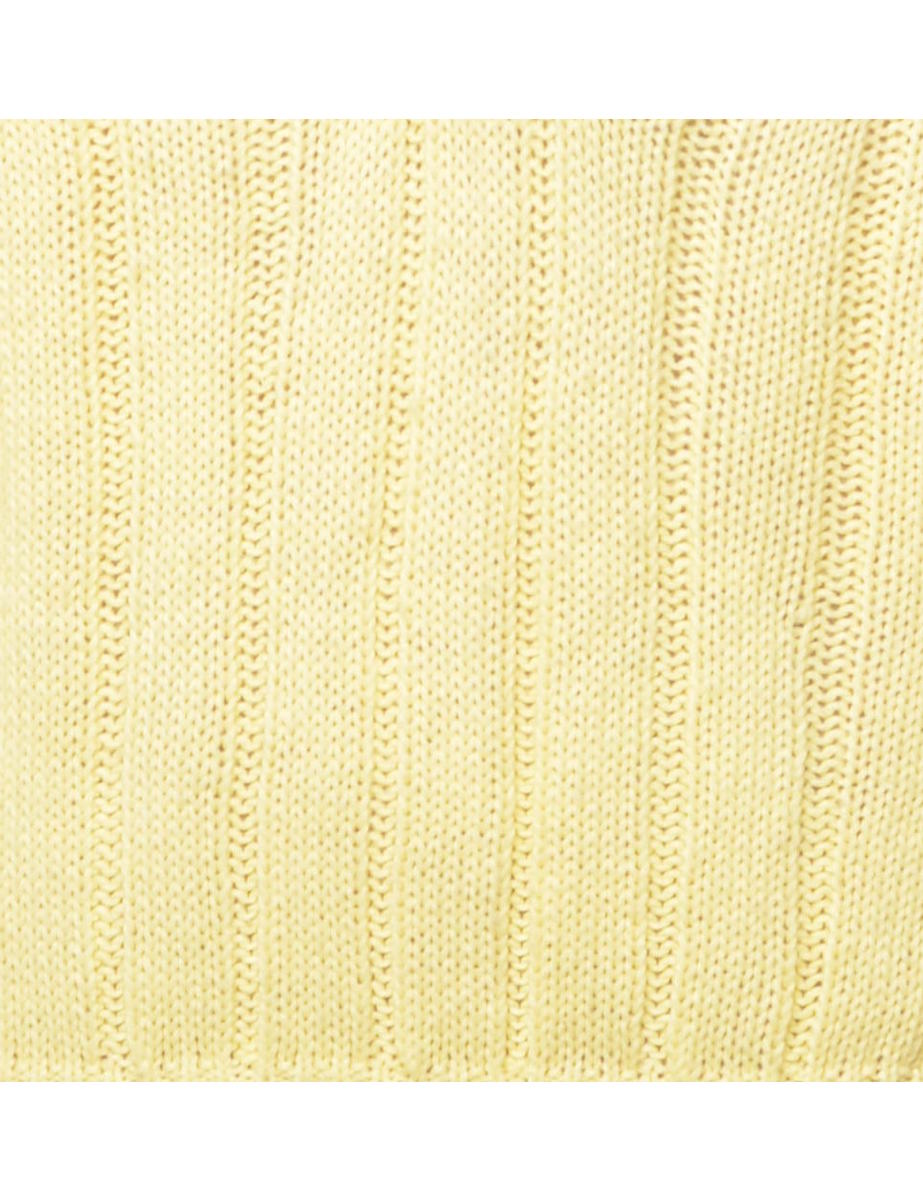 Yellow Cable Knit Jumper - XL