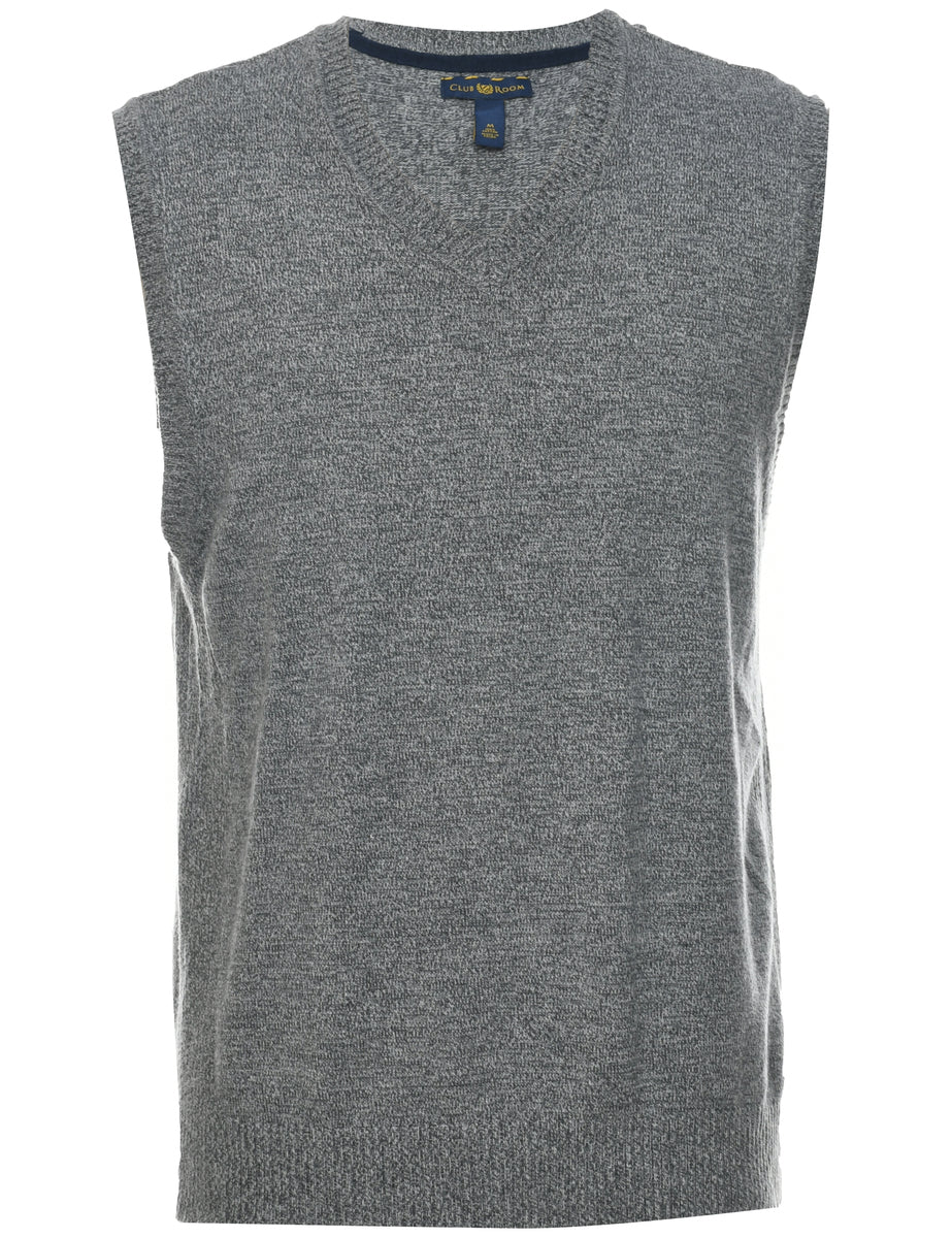 Sweater Grey Vest - M
