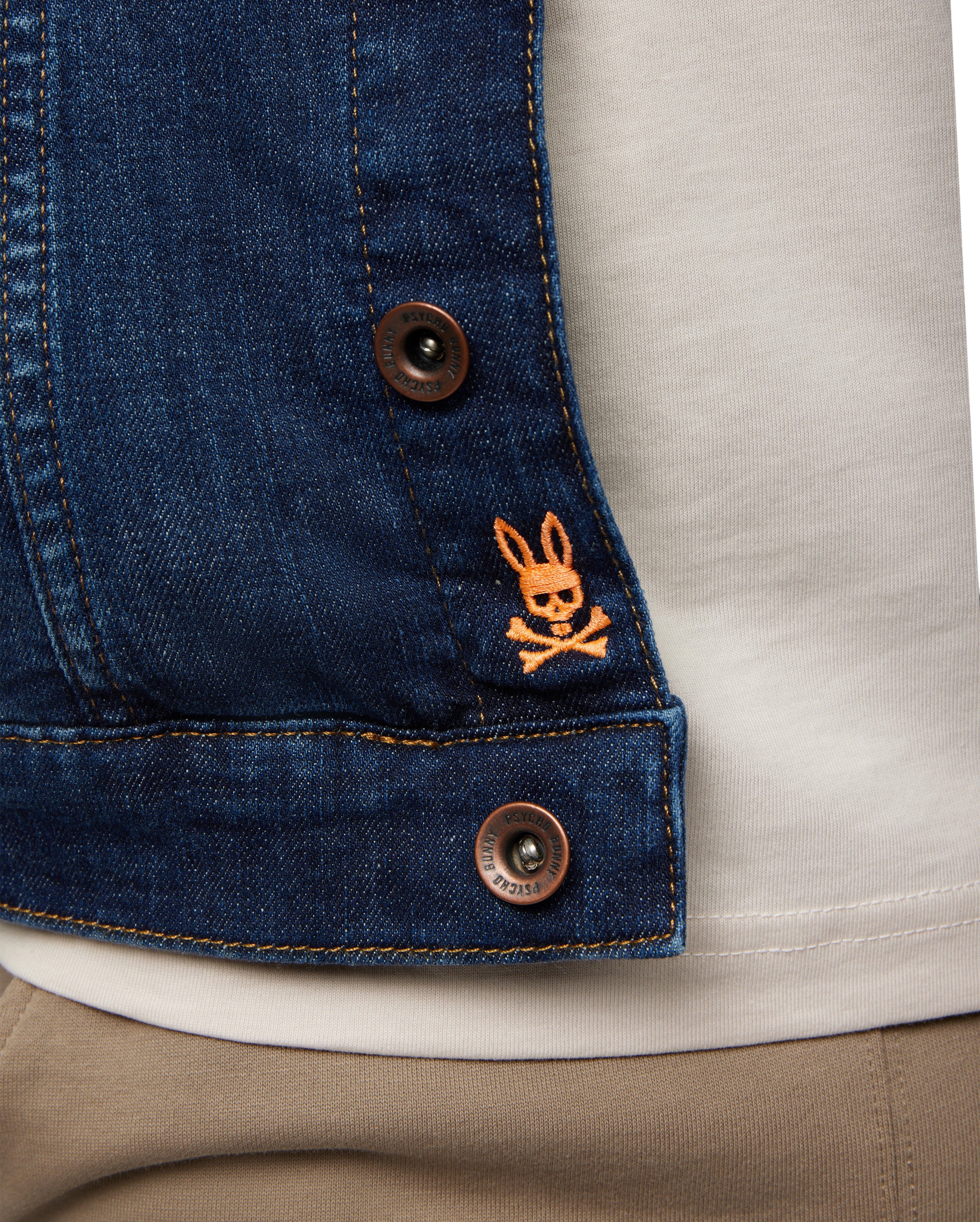 KIDS PATHE DENIM JACKET - B0J741X1CO