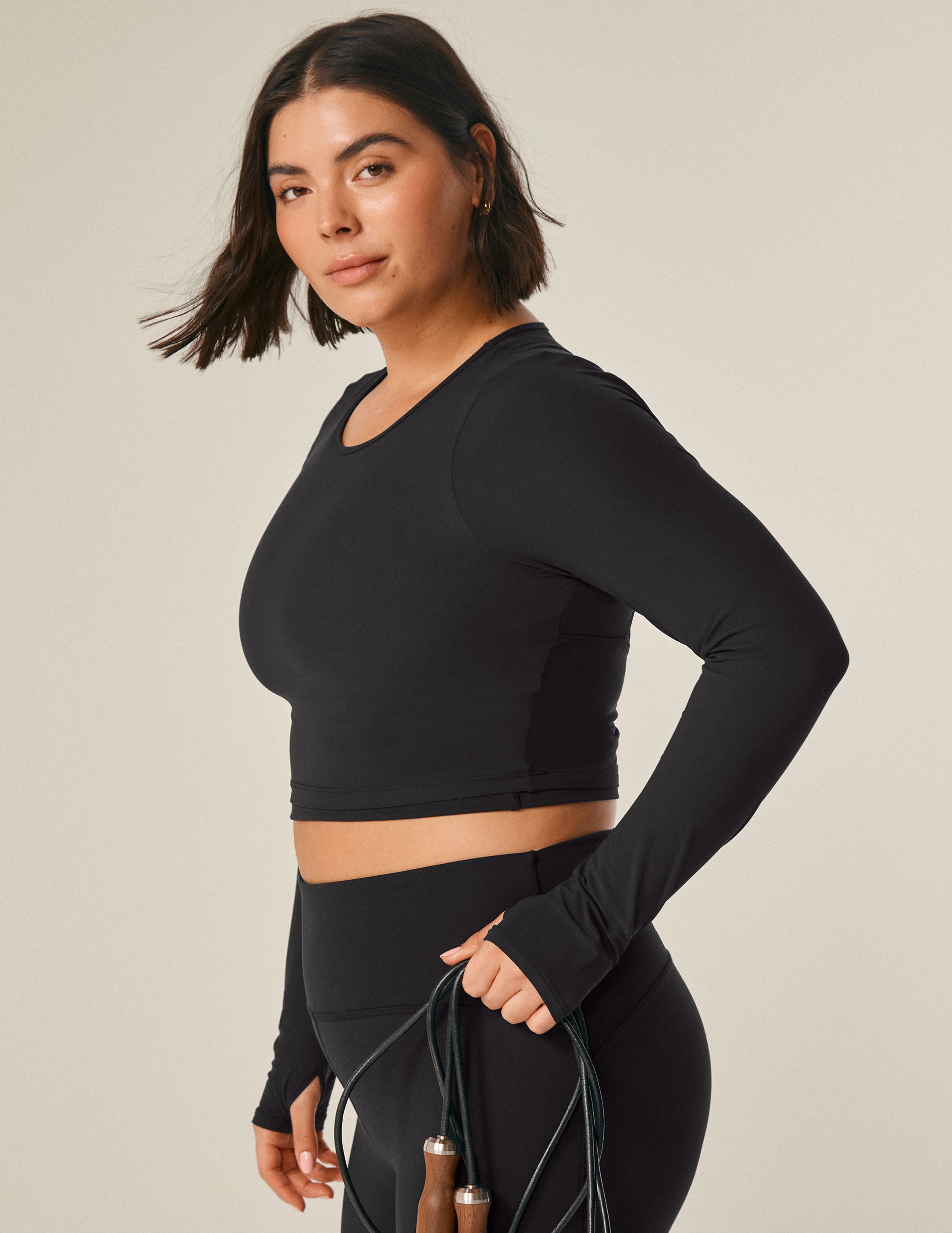POWERBEYOND Lite Cardio Cropped Pullover