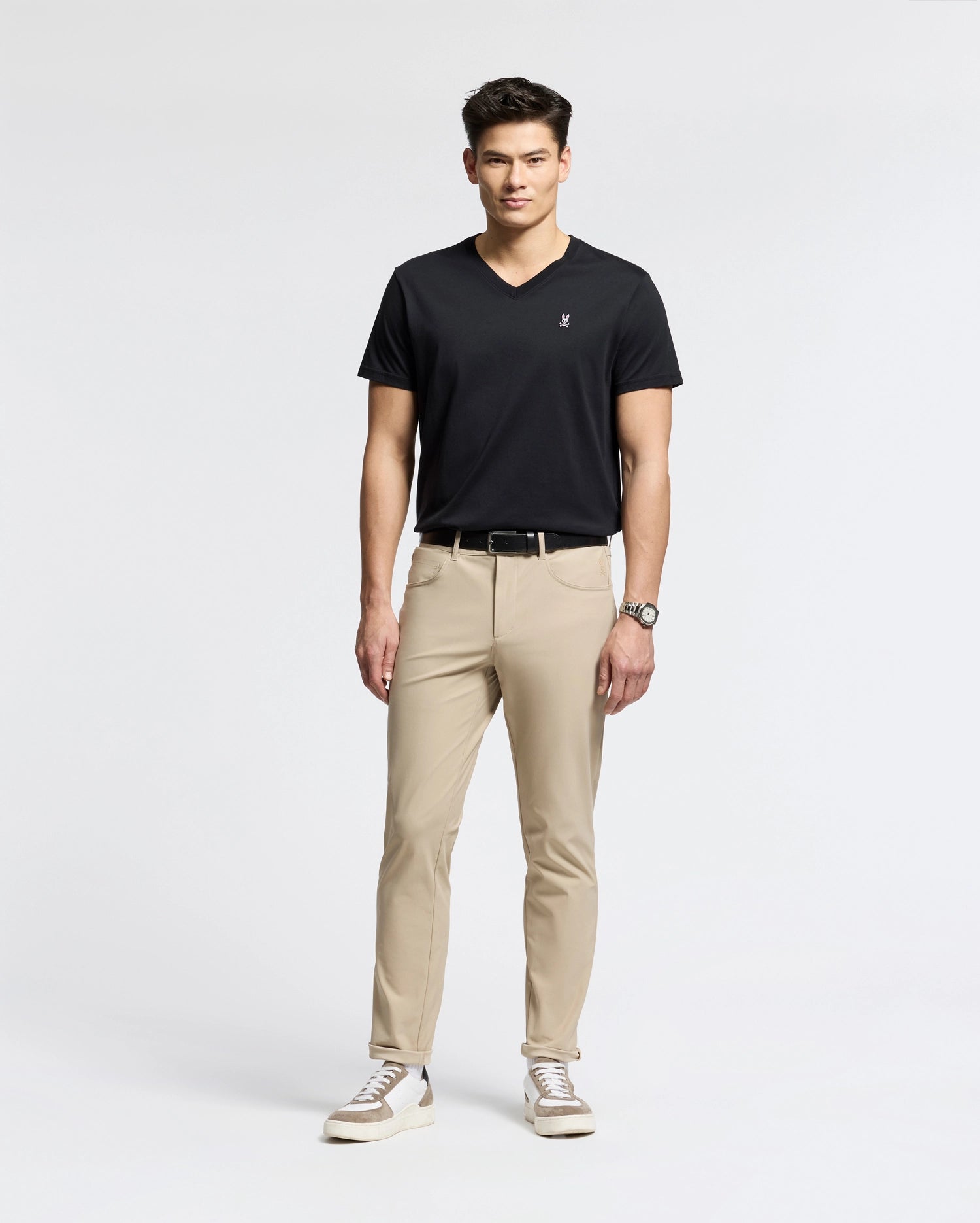 MENS CLASSIC V NECK TEE - B6U100ARPC