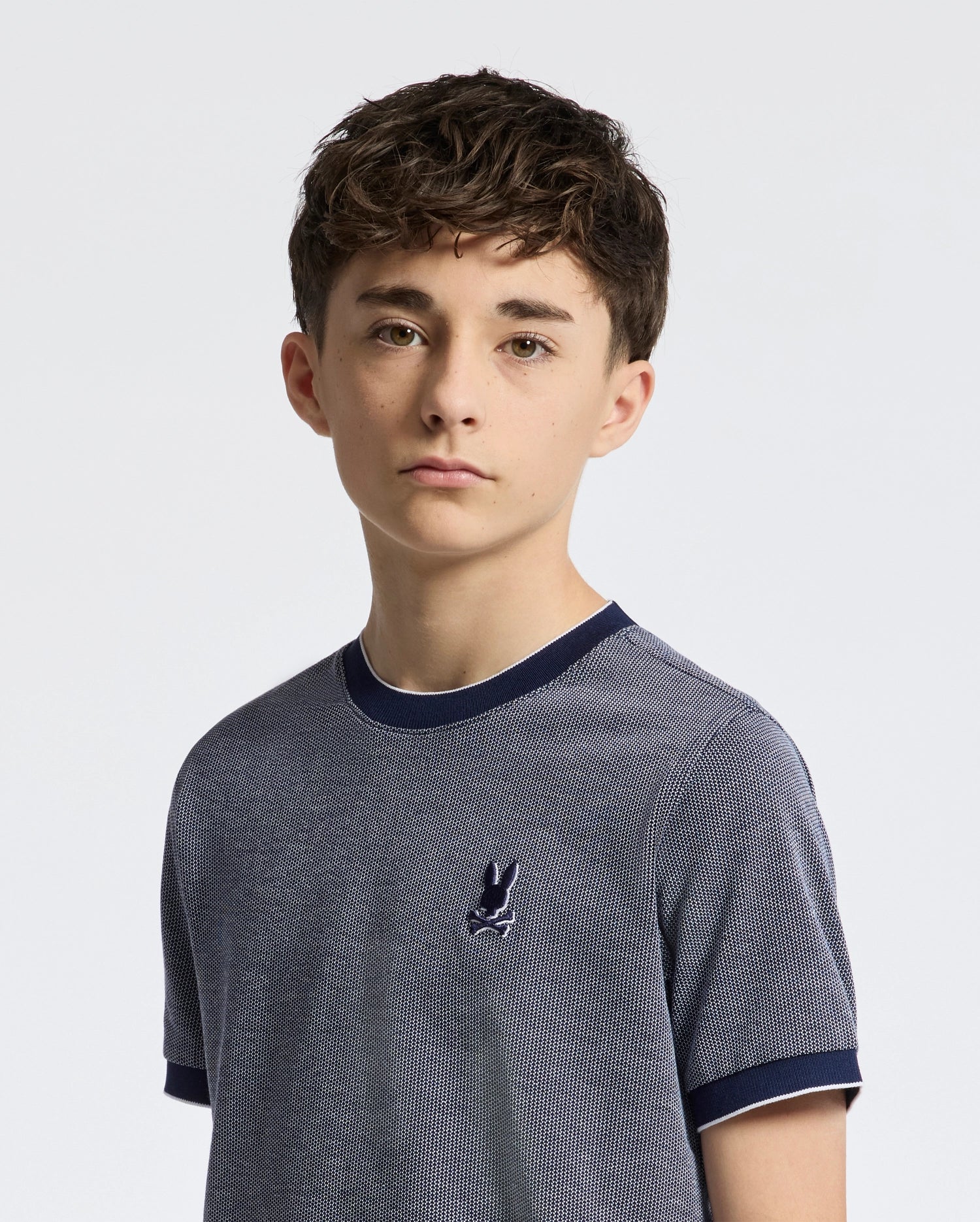 KIDS MACKAY JACQUARD FASHION TEE - B0U576F200