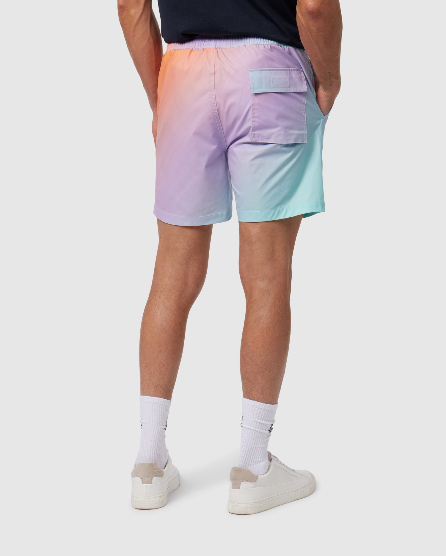 MENS WINTON PRINTED SWIM TRUNK - B6W915A2PO
