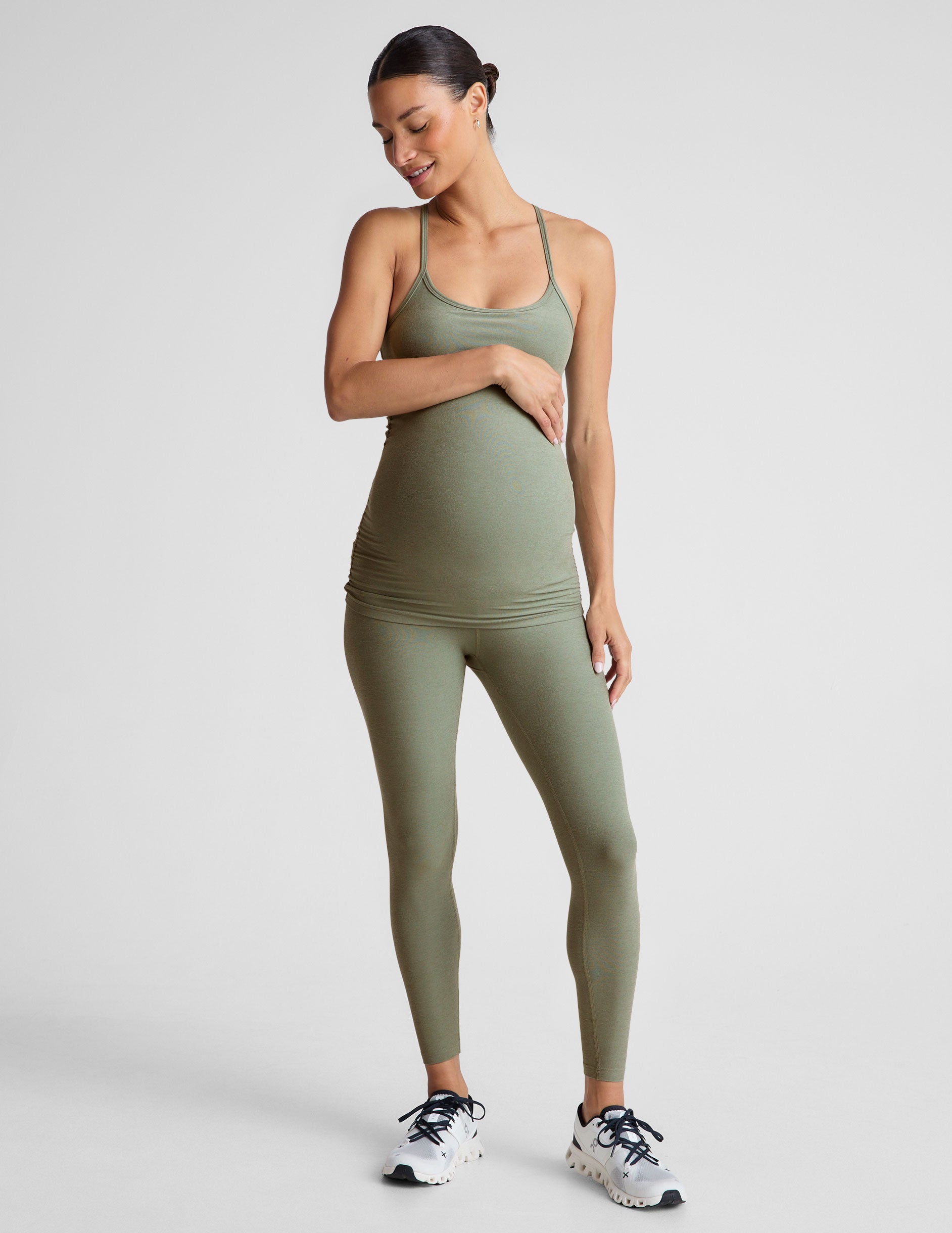 Spacedye Keep Your Cool Maternity Slim Racerback Tank