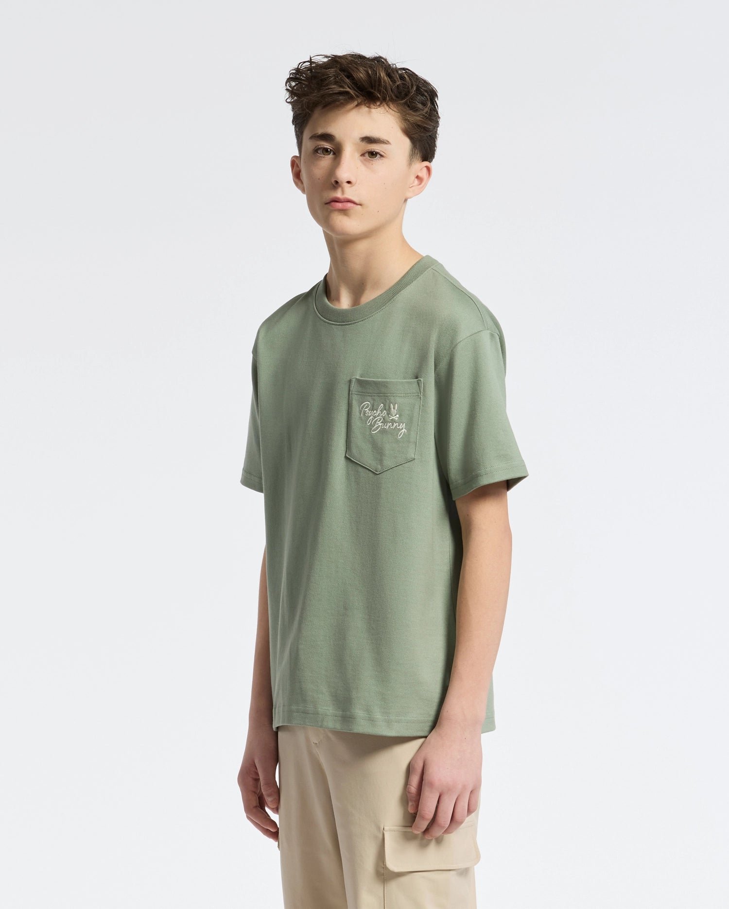 KIDS DESERT OVERSIZED POCKET TEE - B0U512F200