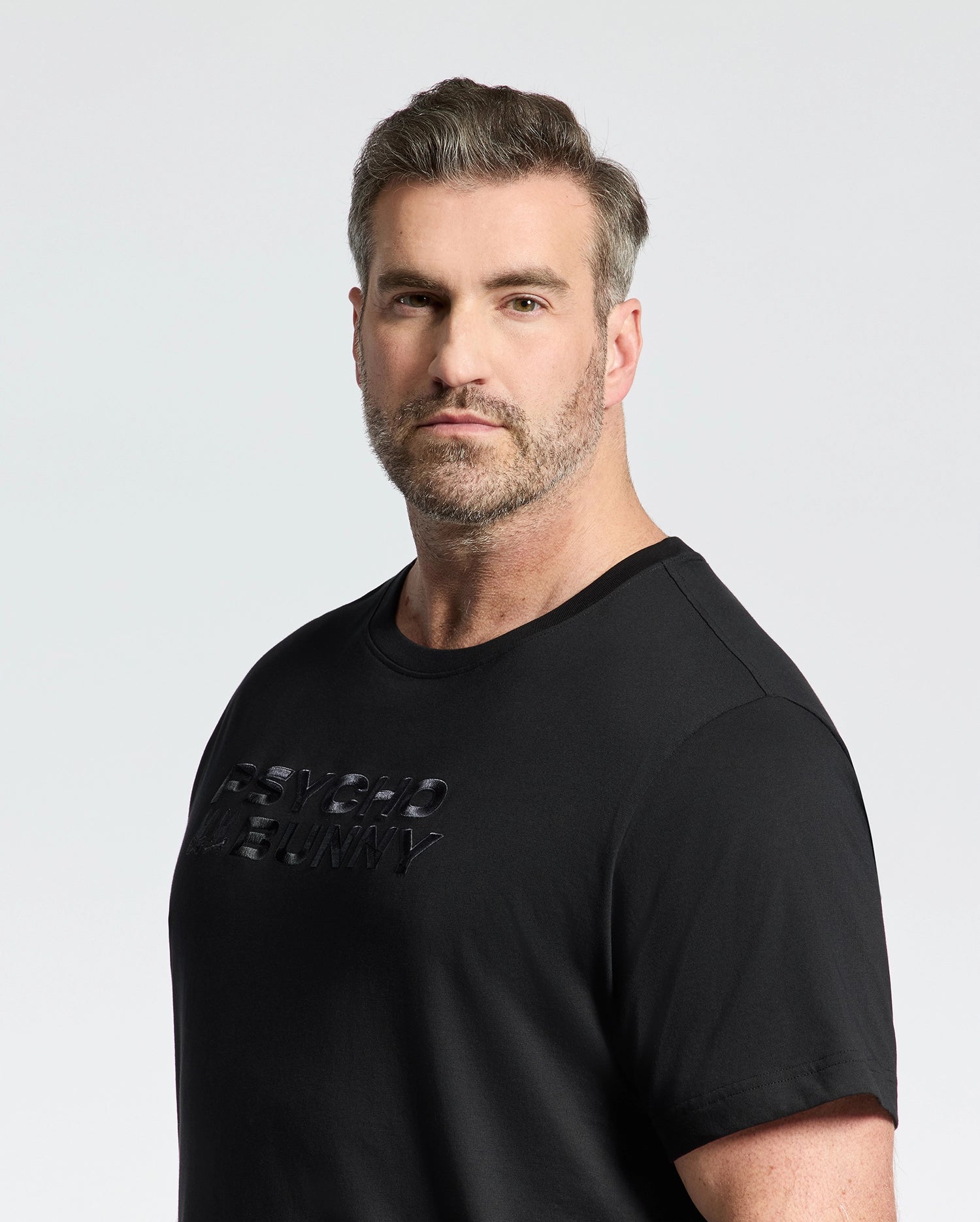 MENS BIG AND TALL BERNI EMBROIDERED WORDMARK GRAPHIC TEE - B9U417F200
