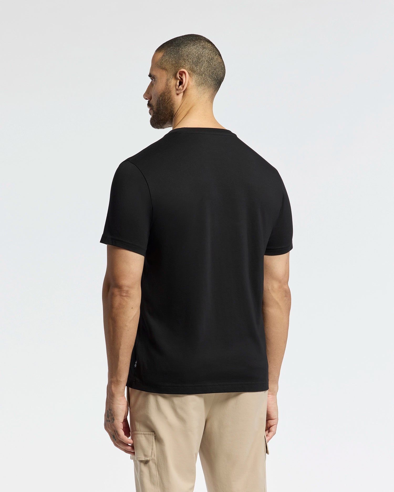 MENS BERNI EMBROIDERED WORDMARK GRAPHIC TEE - B6U417F200