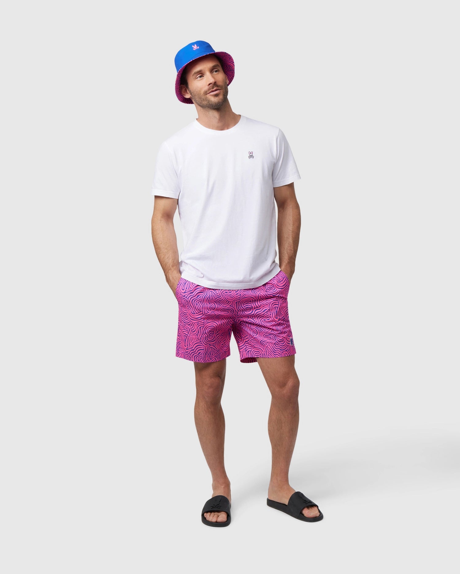 VERONA PRINT SWIM TRUNK - B6W172B2SW