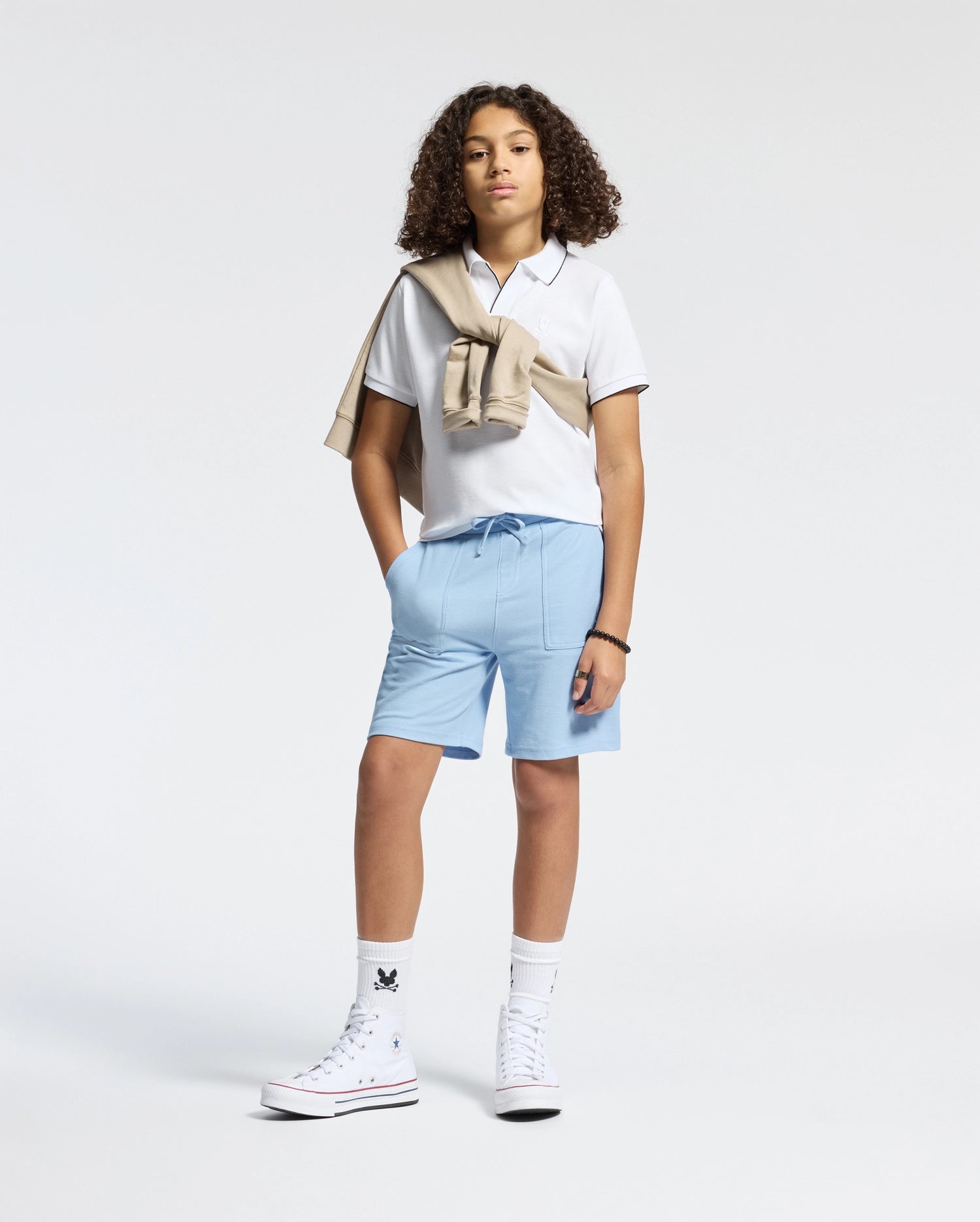 KIDS EAST HILLS JOHNNY COLLAR POLO - B0K331B200