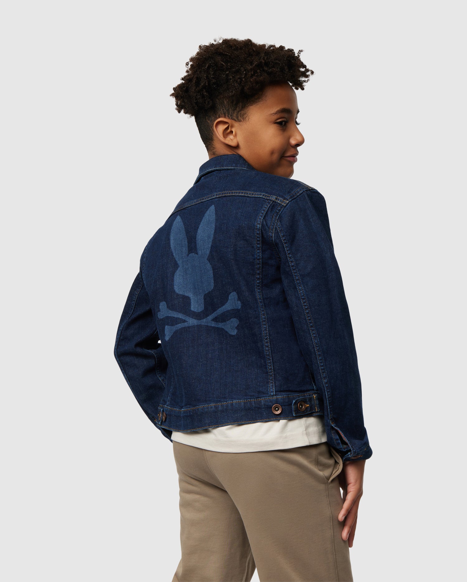 KIDS PATHE DENIM JACKET - B0J741X1CO