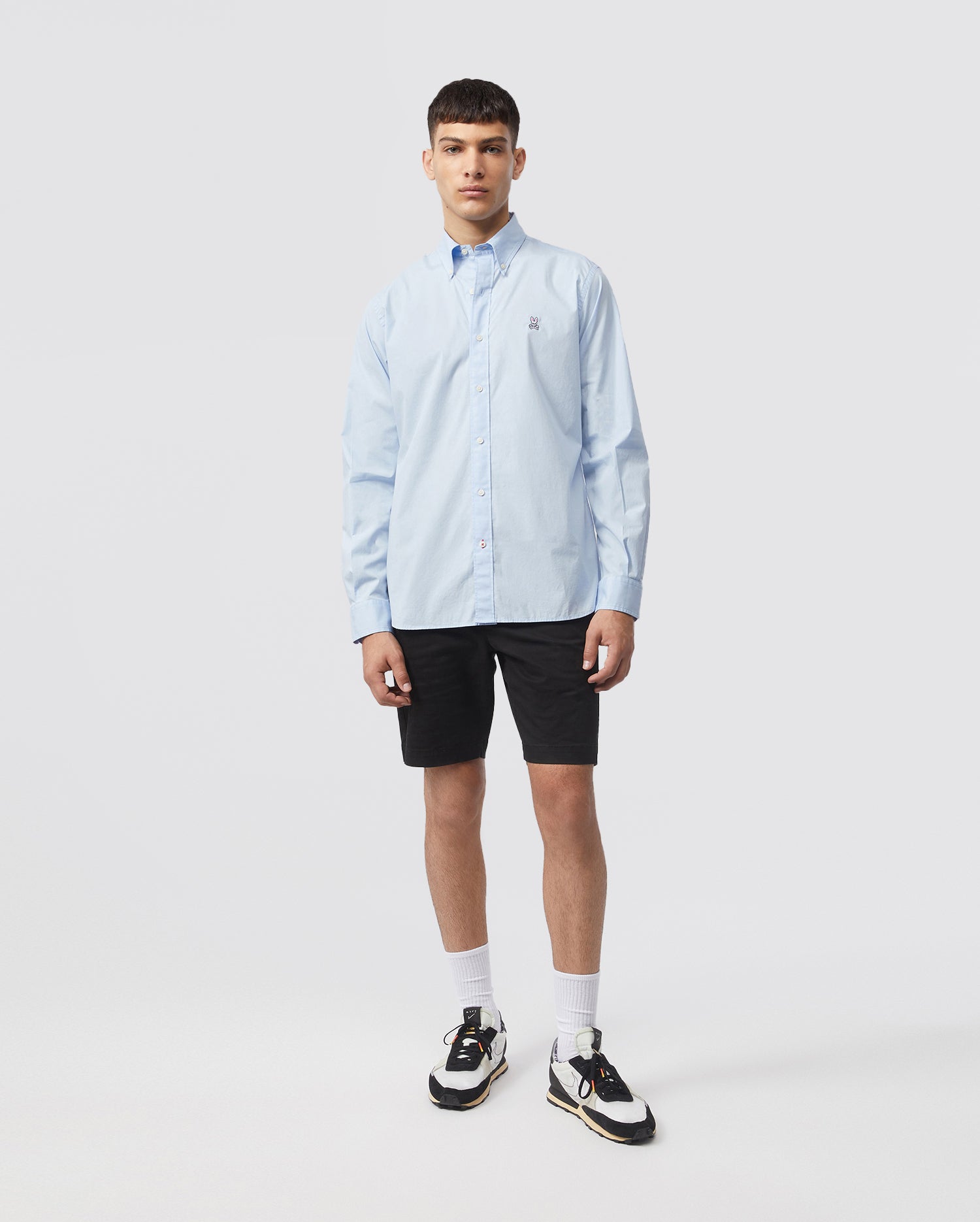 MENS CLASSIC POPLIN LONG SLEEVE SHIRT - B6C911S1PC