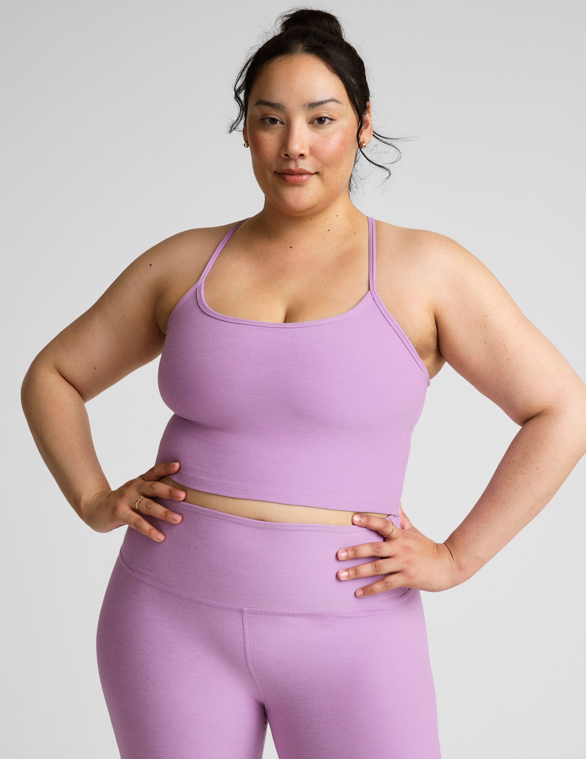 Spacedye Slim Racerback Cropped Tank