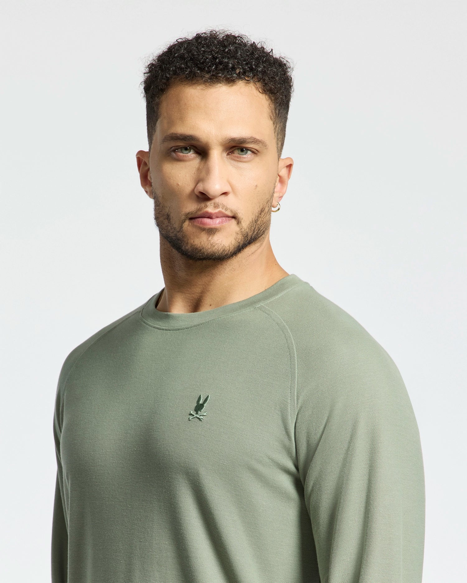 MENS TAYLOR PIQUE LONG SLEEVE TEE - B6T580F200