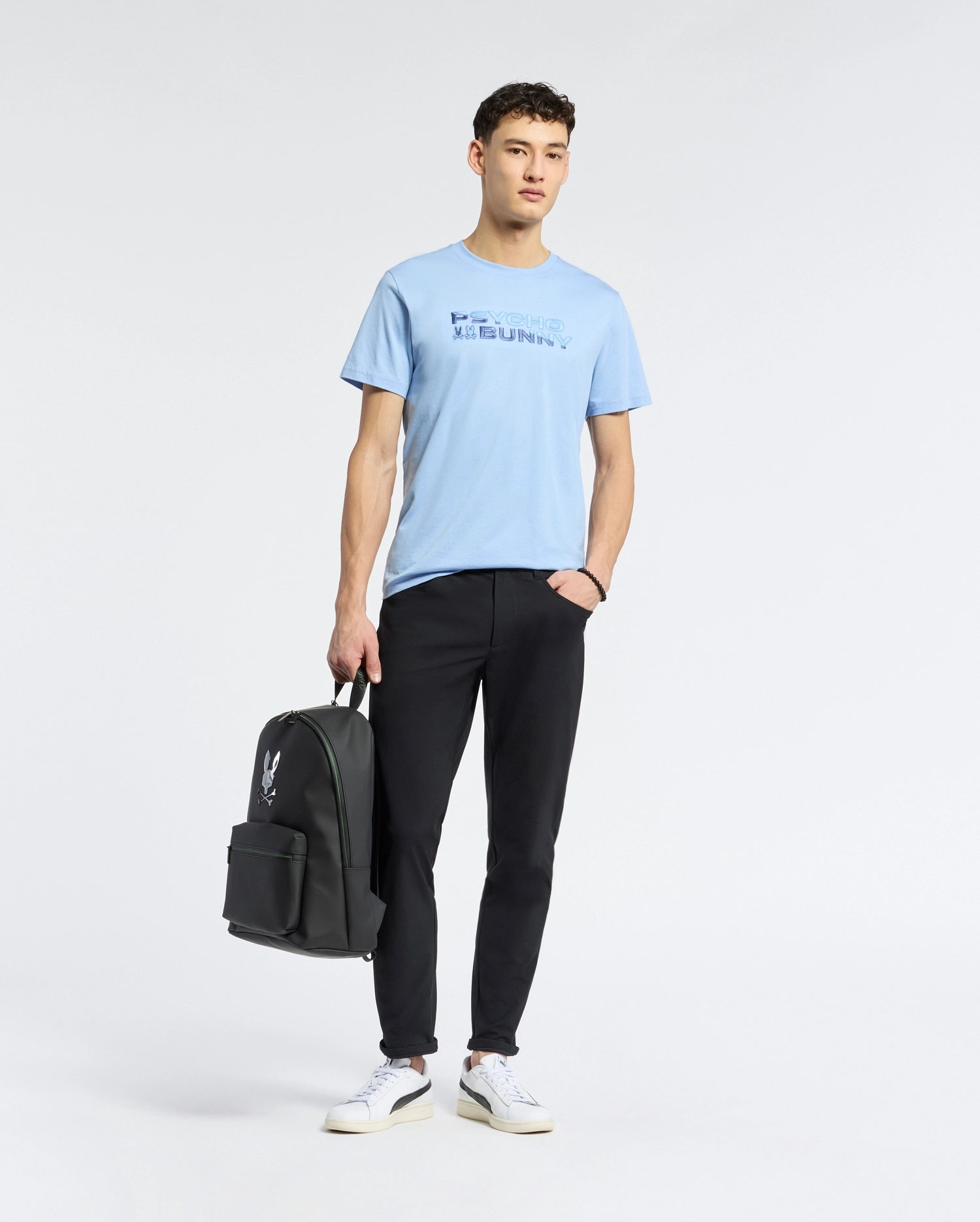MENS BERNI EMBROIDERED WORDMARK GRAPHIC TEE - B6U417F200