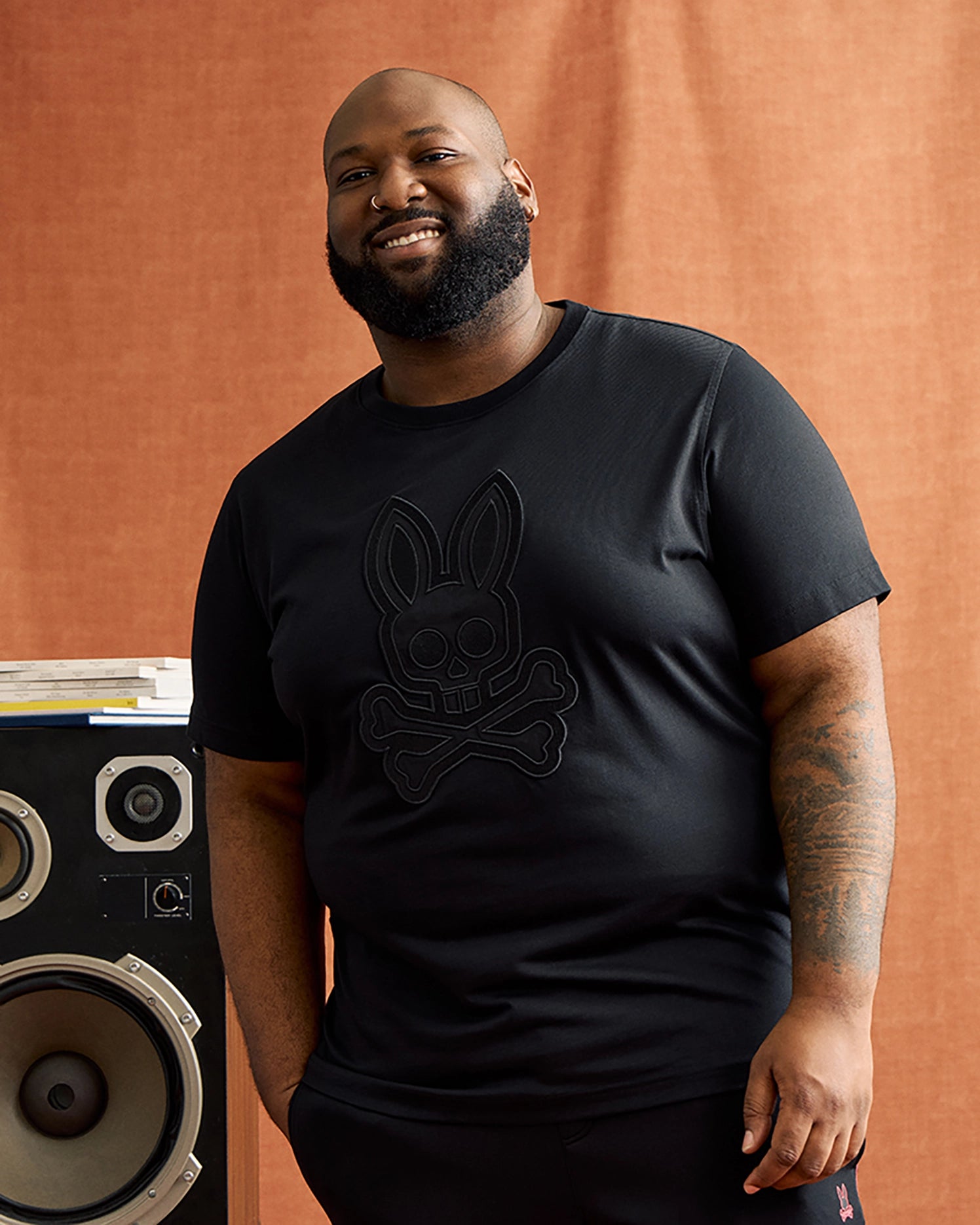 BIG AND TALL MALTON GRAPHIC TEE - B9U795D200