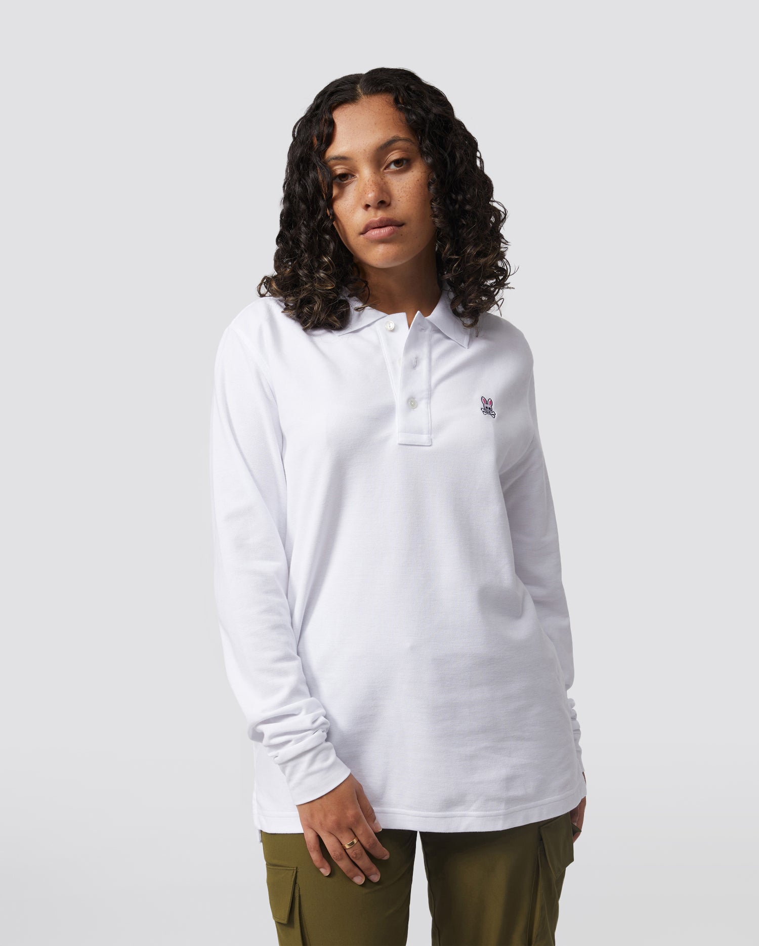MENS LONG SLEEVE CLASSIC POLO - B6M658ARPC