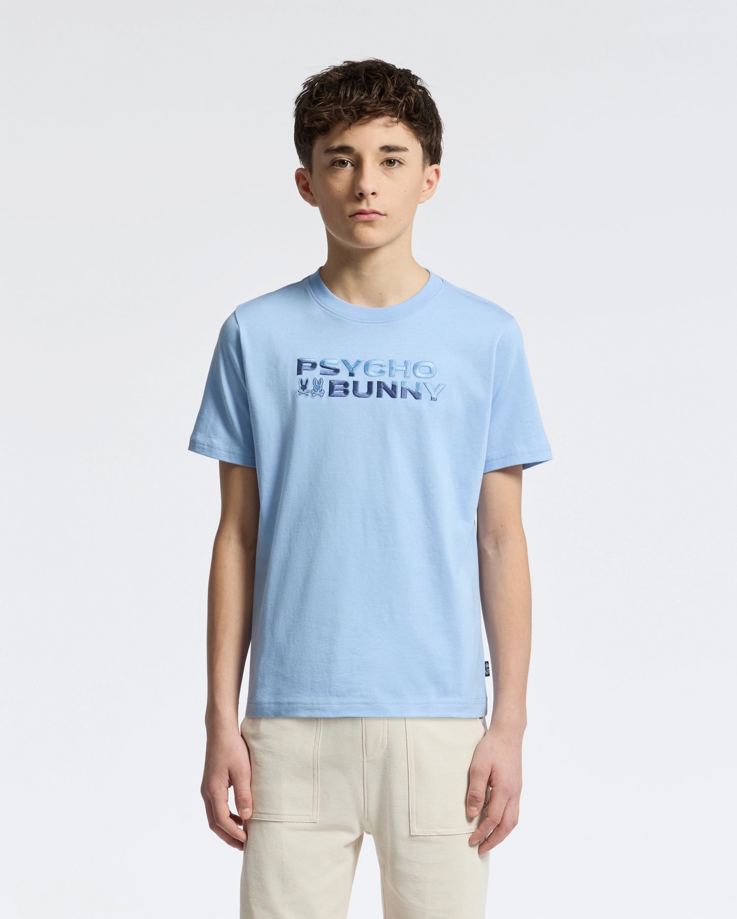 KIDS BERNI EMBROIDERED WORDMARK GRAPHIC TEE - B0U417F200