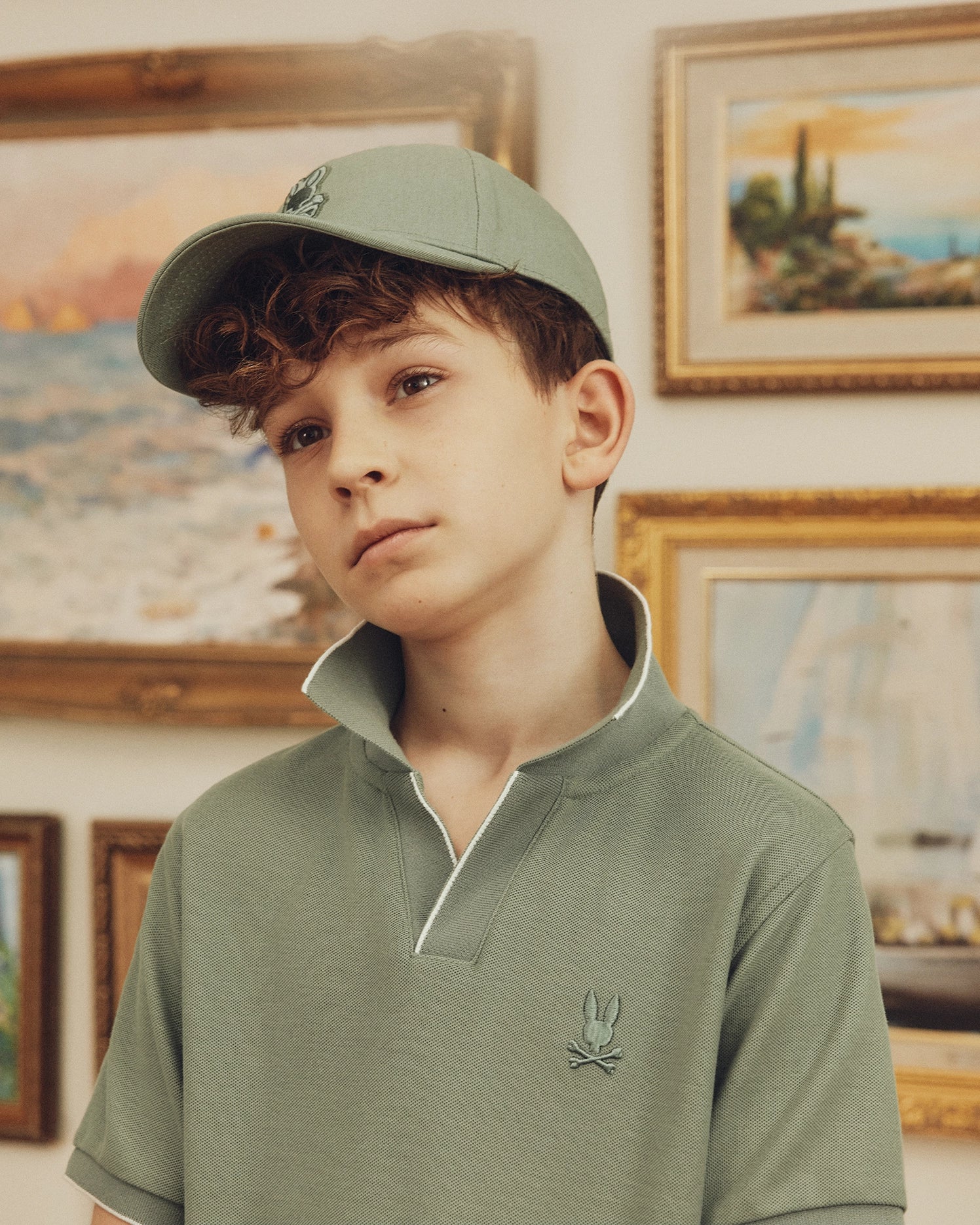 KIDS EAST HILLS JOHNNY COLLAR POLO - B0K331B200