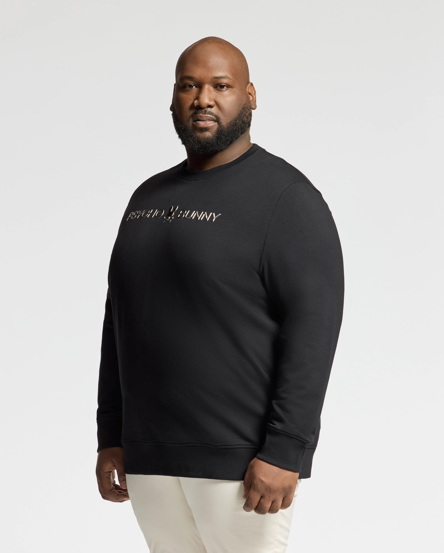 BIG AND TALL LAVATA FRENCH TERRY SWEATSHIRT - B9S159E200