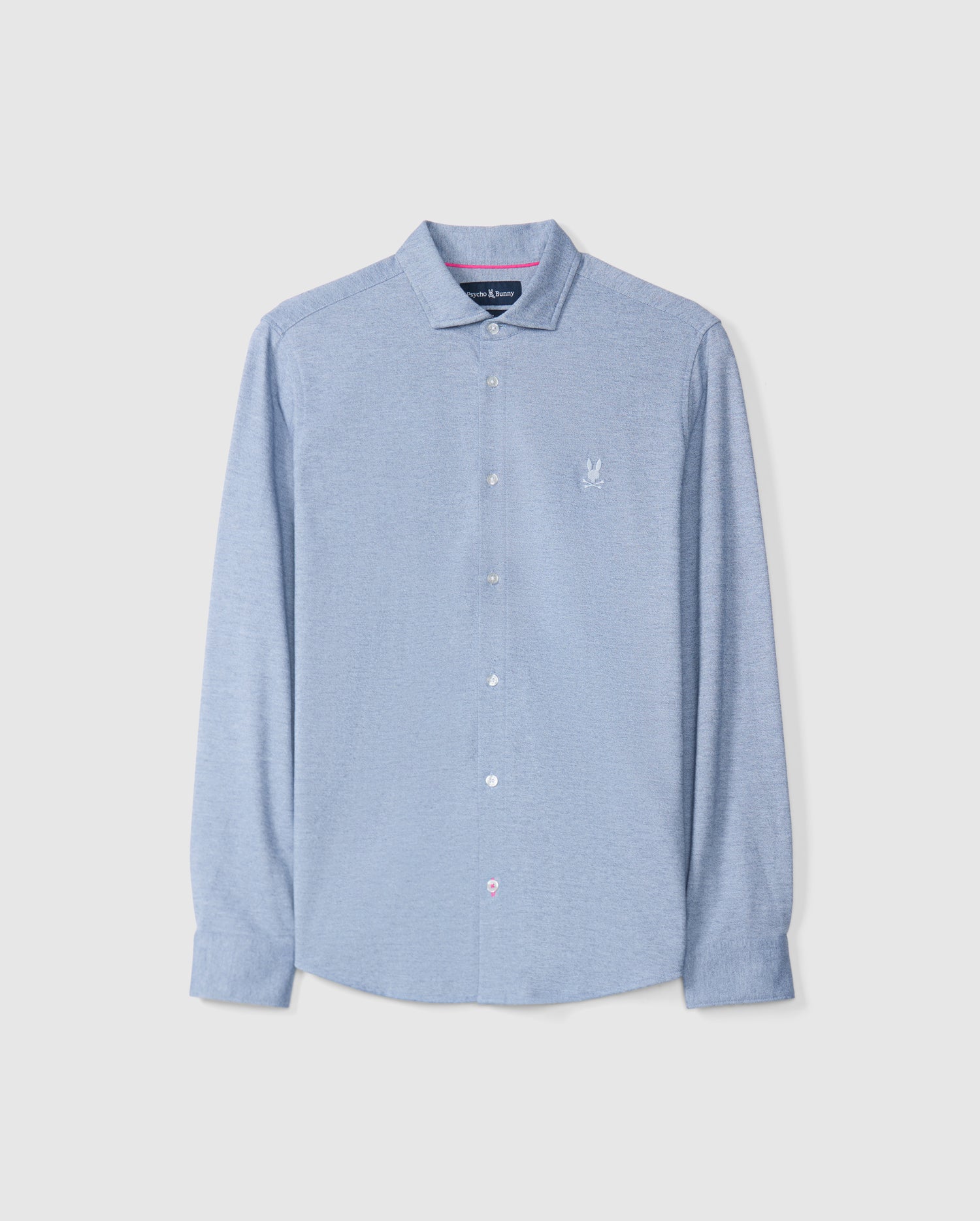 DALTON MELANGE KNIT LONG SLEEVE SHIRT - B6C747D200