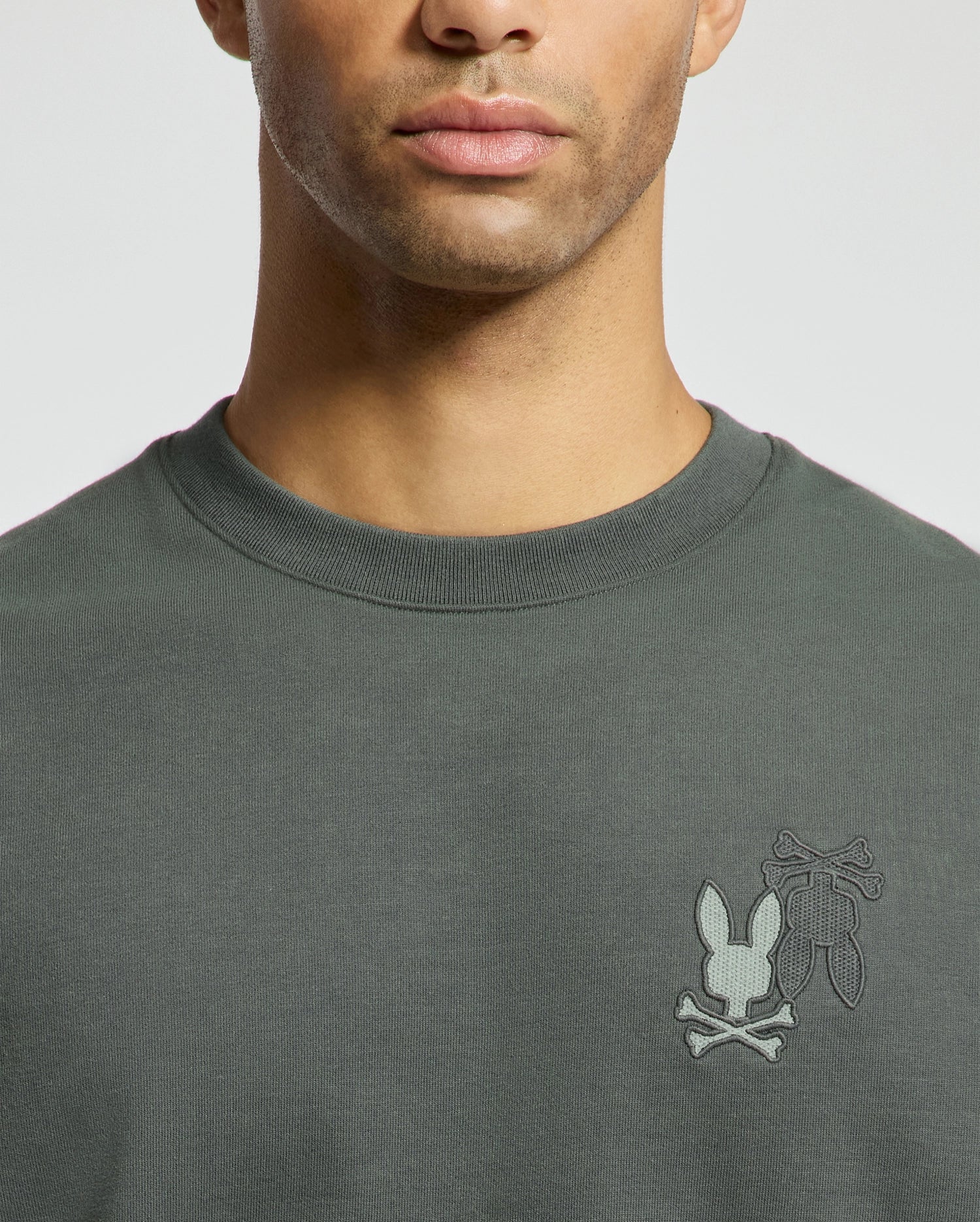 MENS WORDMARK PEACHED TERRY CREW - B6S278E200