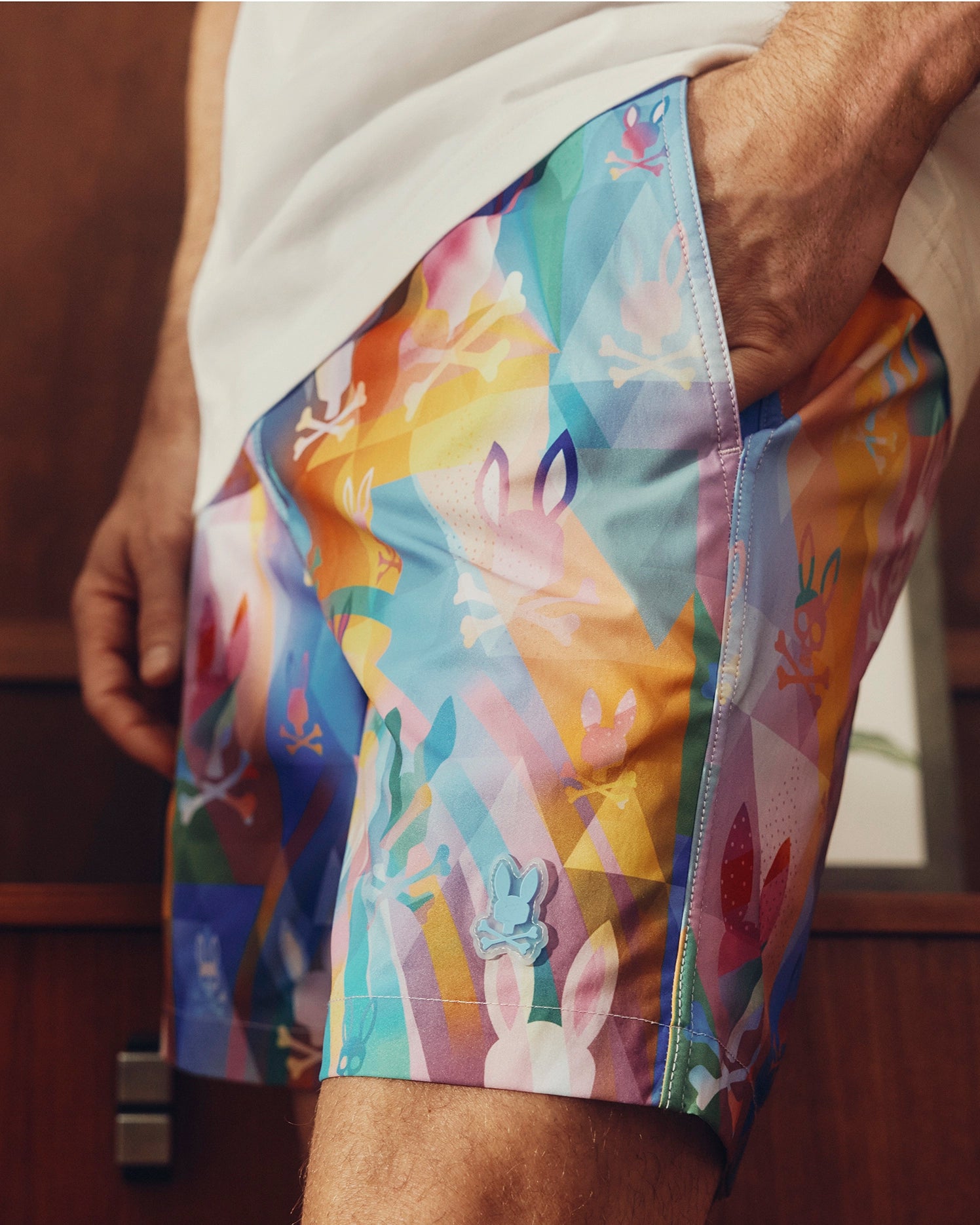 MENS MILOS PRINTED SWIM TRUNK - B6W446F200