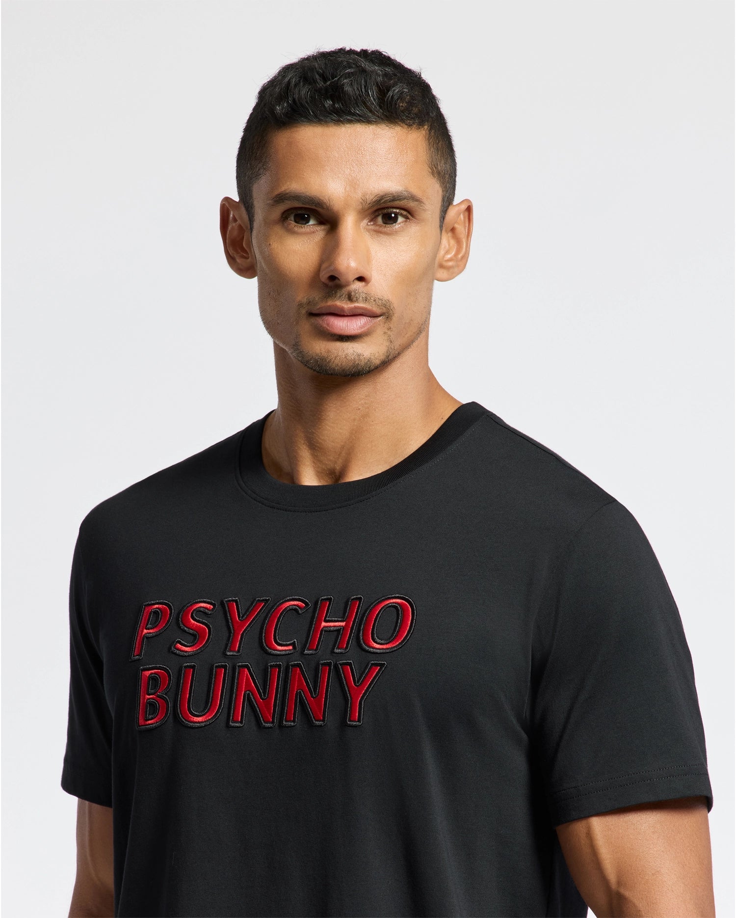 MENS PIERCE EMBROIDERED GRAPHIC TEE - B6U116E200