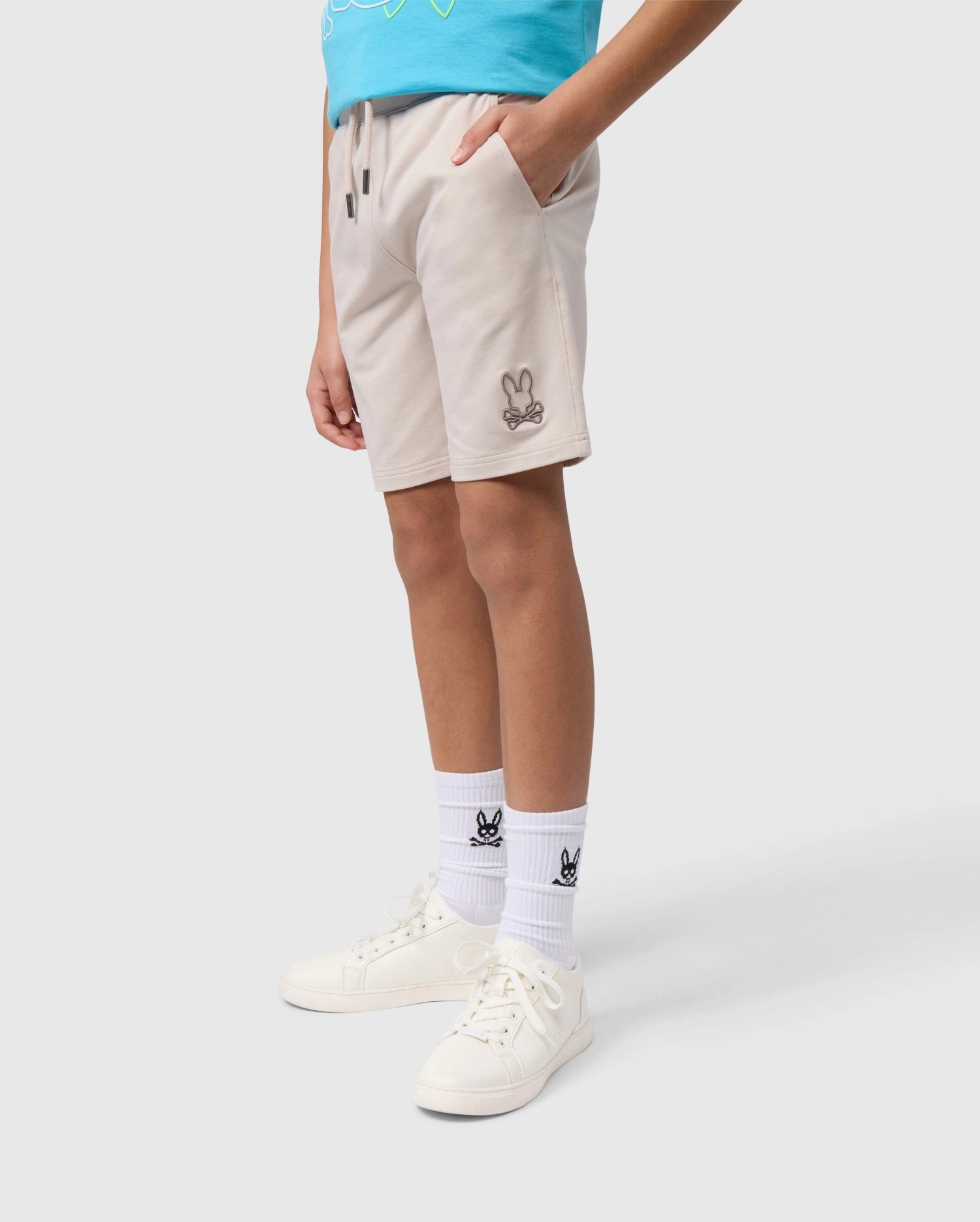 KIDS LIVINGSTON TERRY SWEATSHORT - B0R408B200