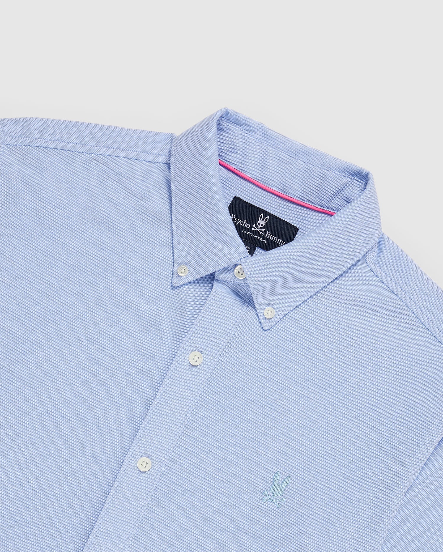 MENS ASTOR LONG SLEEVE COTTON PIQUE OXFORD SHIRT - B6C821U1PC
