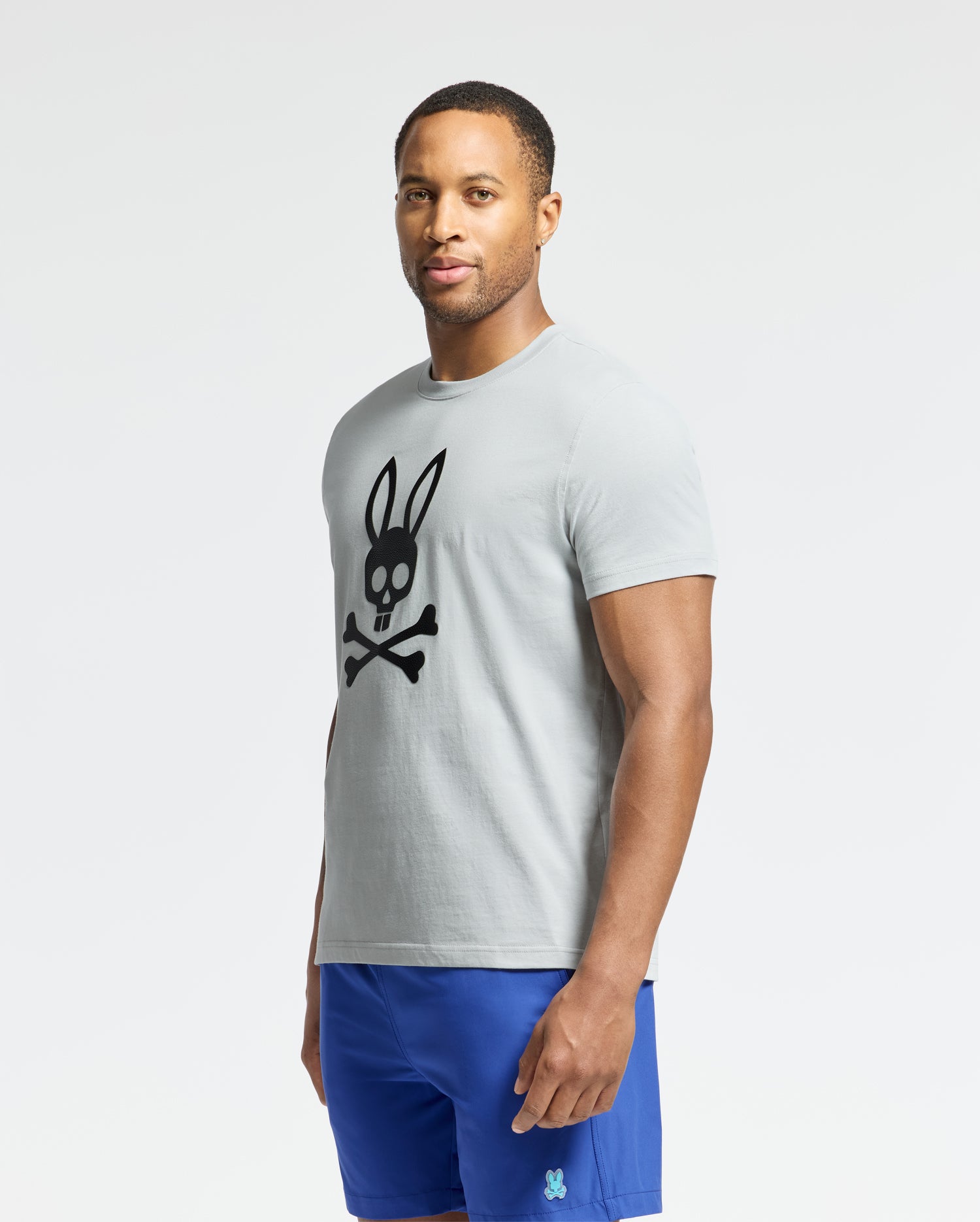 MENS PAYSON LEATHER PRINT GRAPHIC TEE - B6U213E200